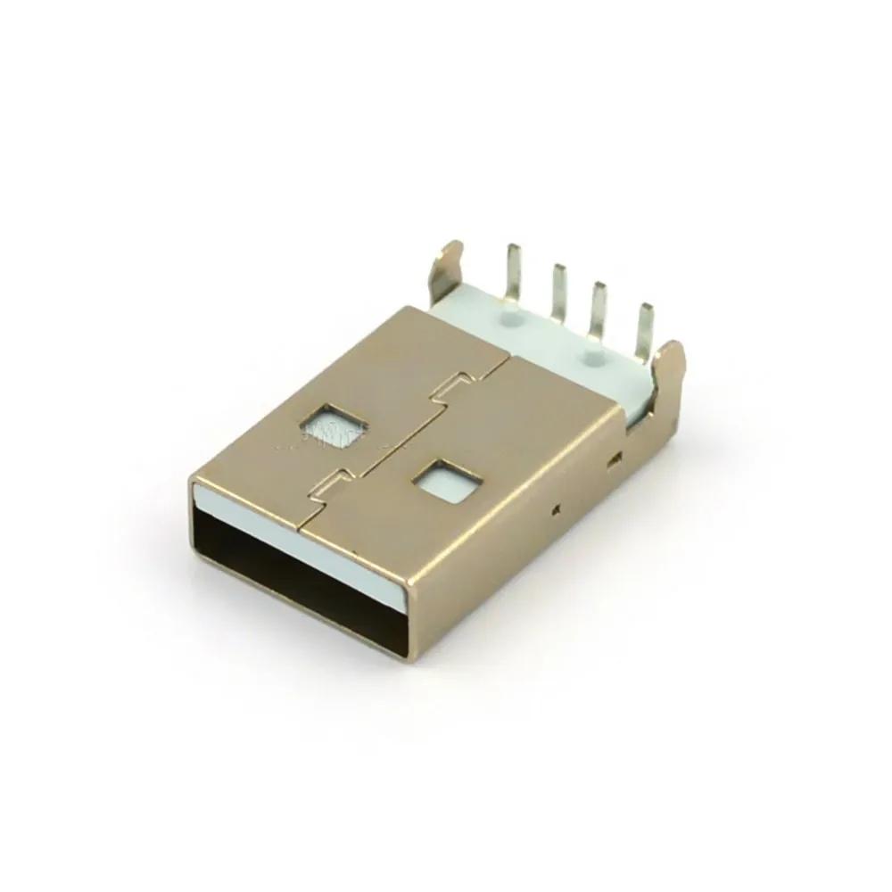 100Pcs USB 2.0  A  USB PCB Ŀ ÷  90   USB Ŀ 4  DIP